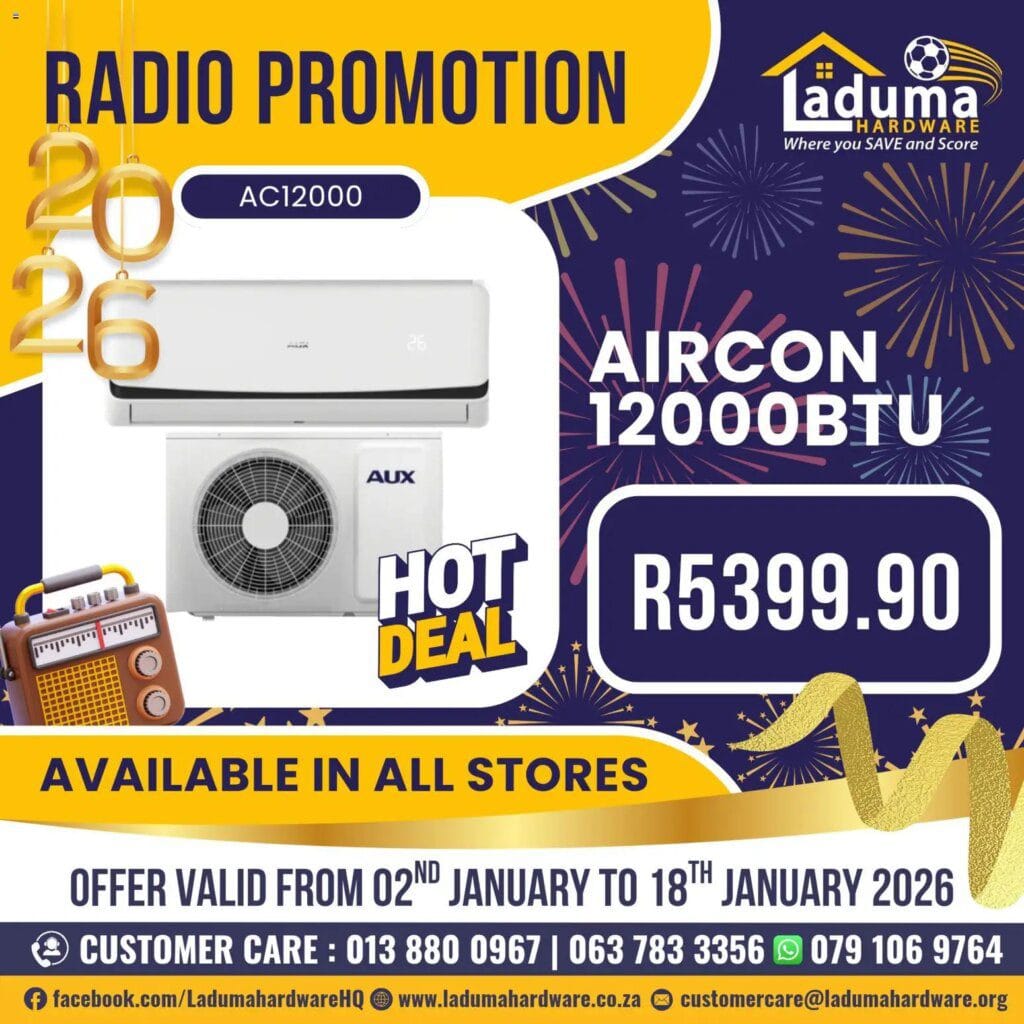 Laduma Hardware Radio Promotion (02/01/2026 – 18/01/2026) Online