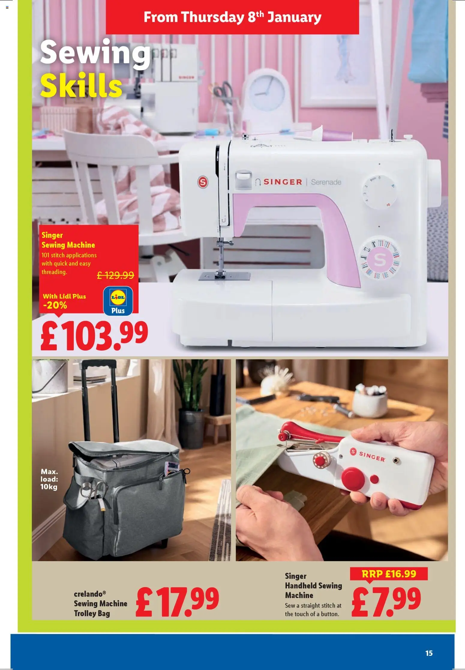 {H1} | Page: 15 | Products: Bag, Sewing machine