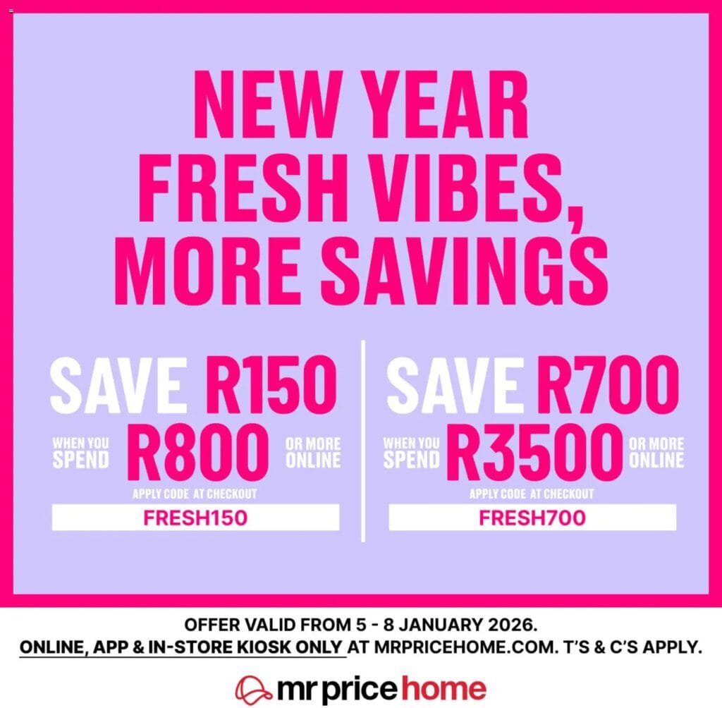 MRP Home Limited-Time Savings 05 January specials and catalogues online shopping 2 MRP Home Limited-Time Savings 05 January specials and catalogues online shopping