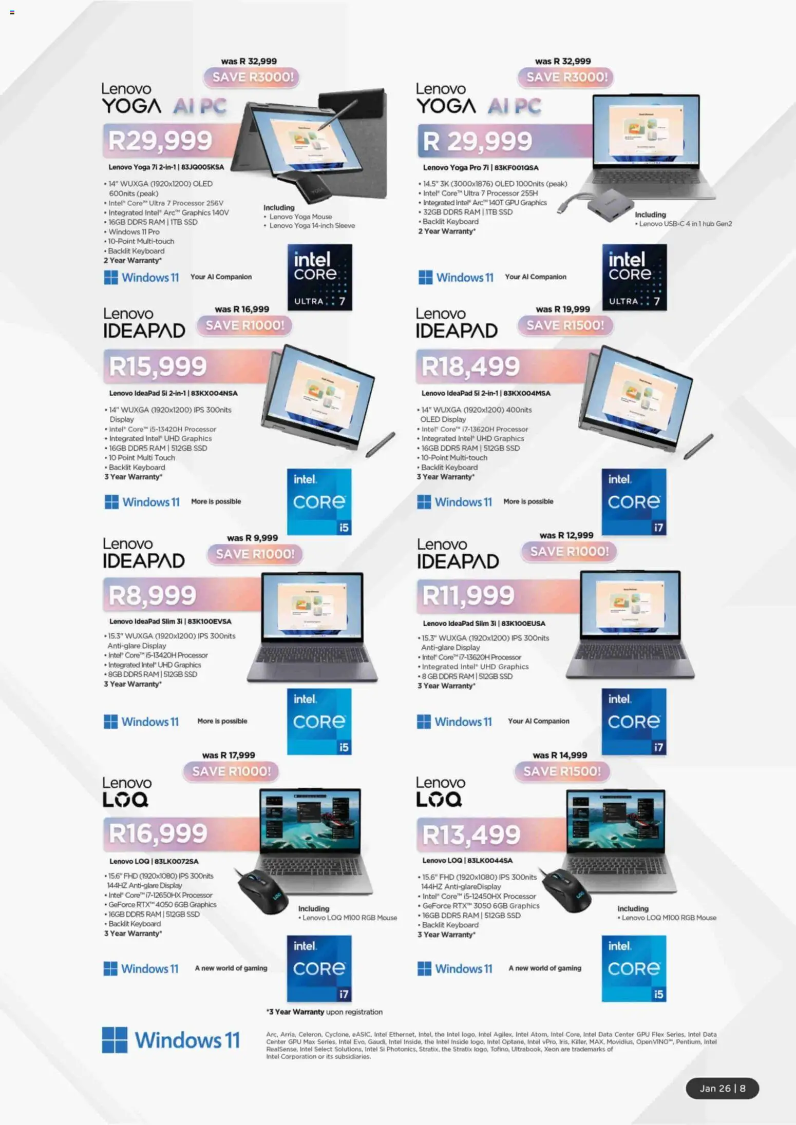 New Computer Mania catalogue – valid from 01.01.2026 | Page: 9 | Products: Data, PC, Mouse, Keyboard