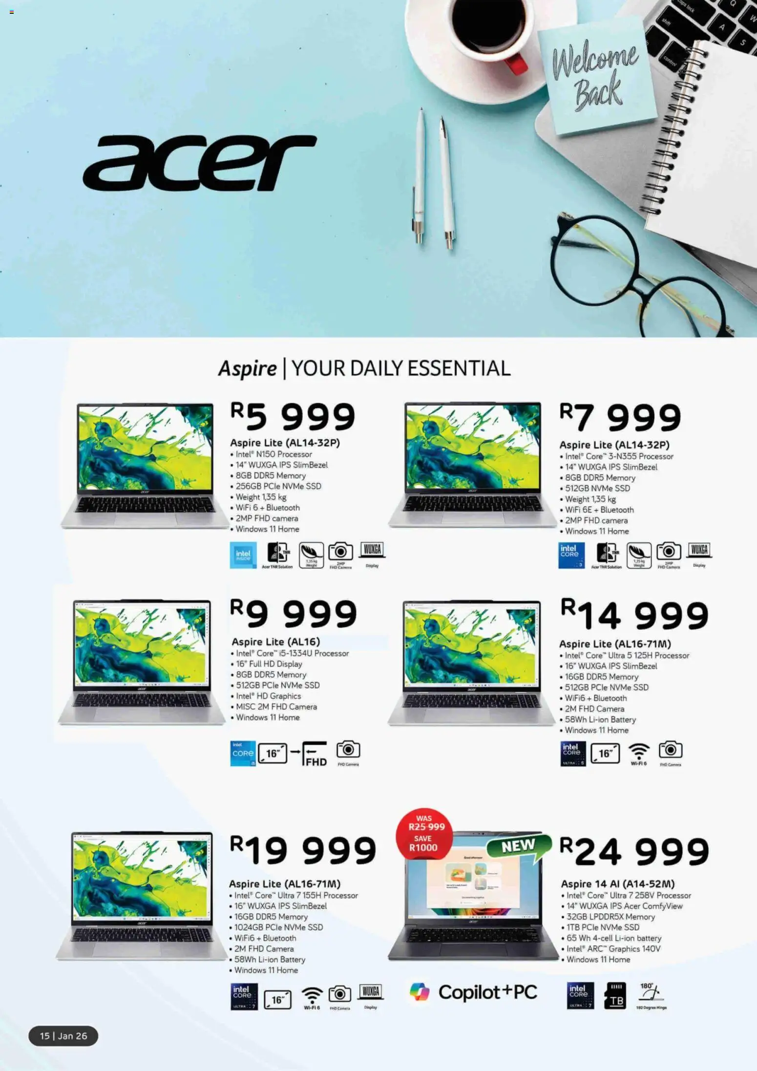 New Computer Mania catalogue – valid from 01.01.2026 | Page: 16 | Products: Camera, Lock, Battery
