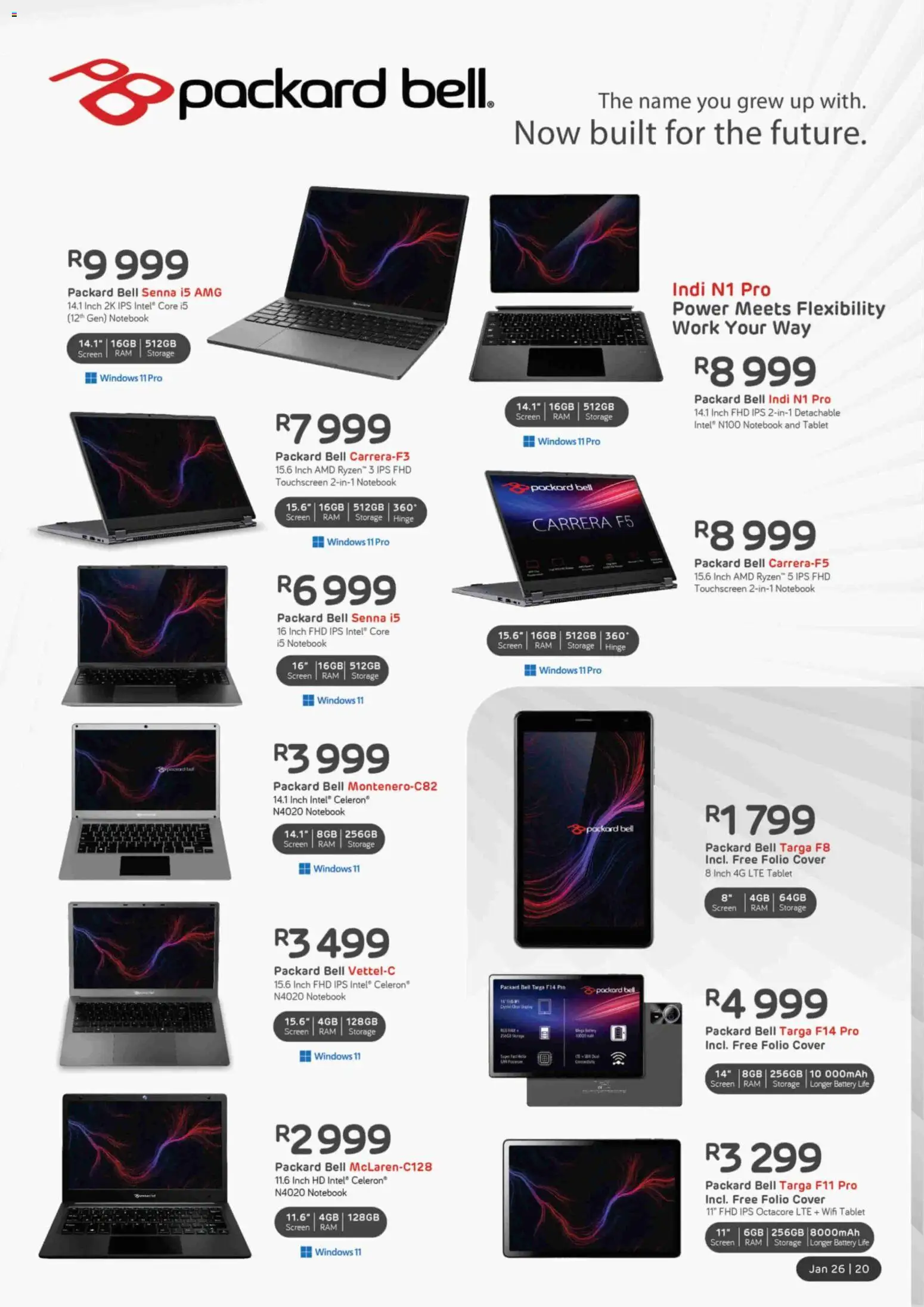 New Computer Mania catalogue – valid from 01.01.2026 | Page: 21 | Products: Cover, Notebook, Tablet, Battery