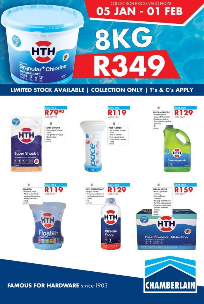 Chamberlain Promo Deals 05 January