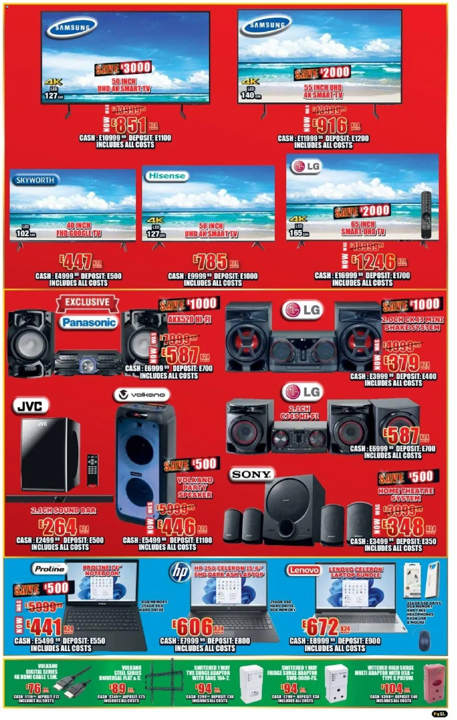 New Lewis Stores catalogue – valid from 05.01.2026 | Page: 11 | Products: Sim, Notebook, Headphones, Home theatre system New Lewis Stores catalogue – valid from 05.01.2026 | Page: 11 | Products: Sim, Notebook, Headphones, Home theatre system