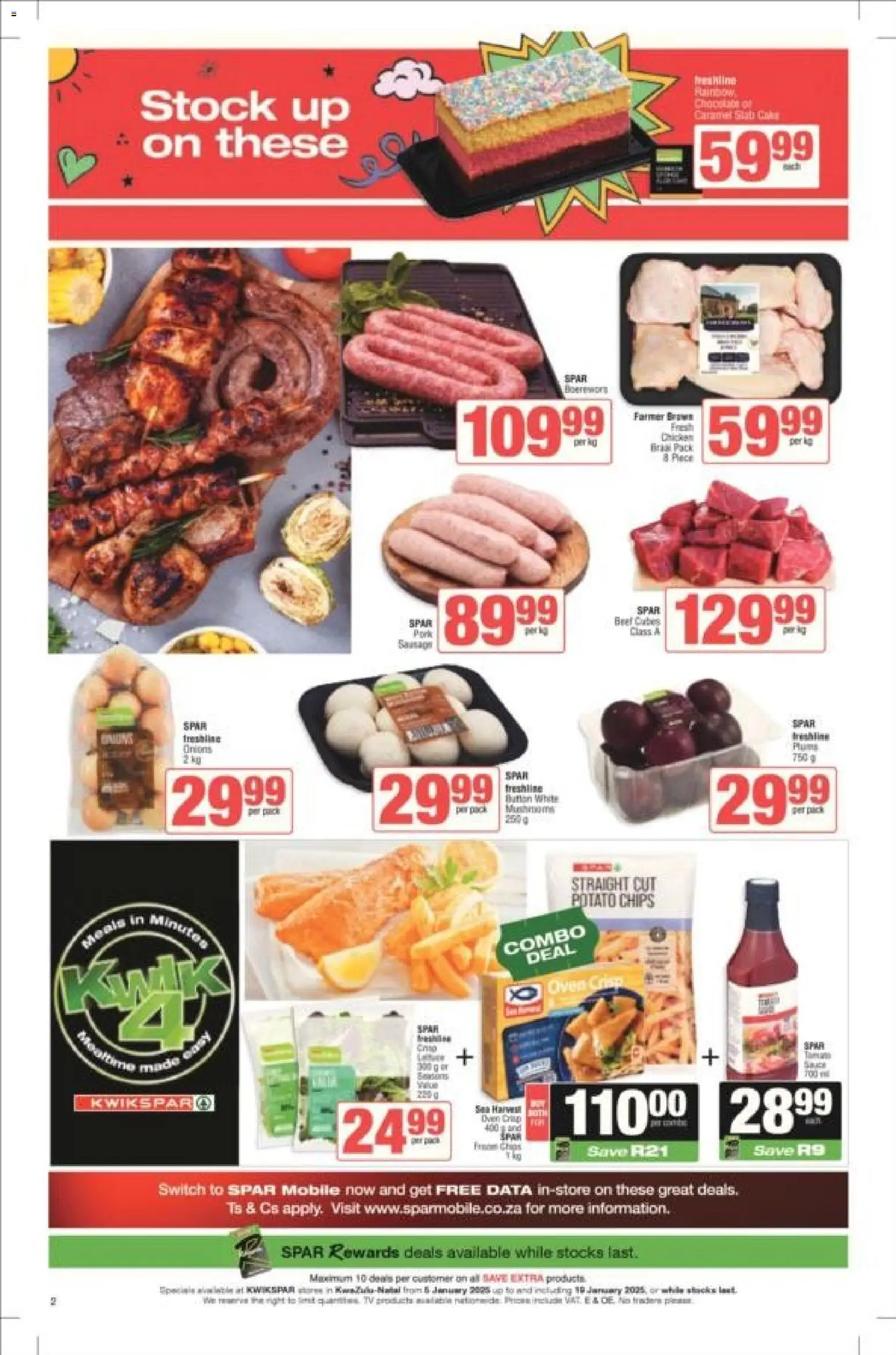 New KWIKSPAR catalogue – valid from 05.01.2026 | Page: 2 | Products: Data, Oven, Switch, Chips New KWIKSPAR catalogue – valid from 05.01.2026 | Page: 2 | Products: Data, Oven, Switch, Chips