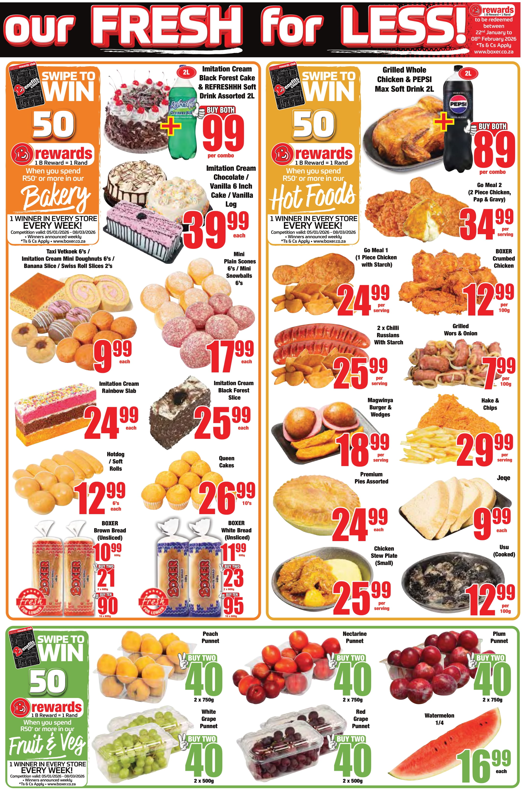 Boxer special for this week Special Eastern Cape 5 January 3