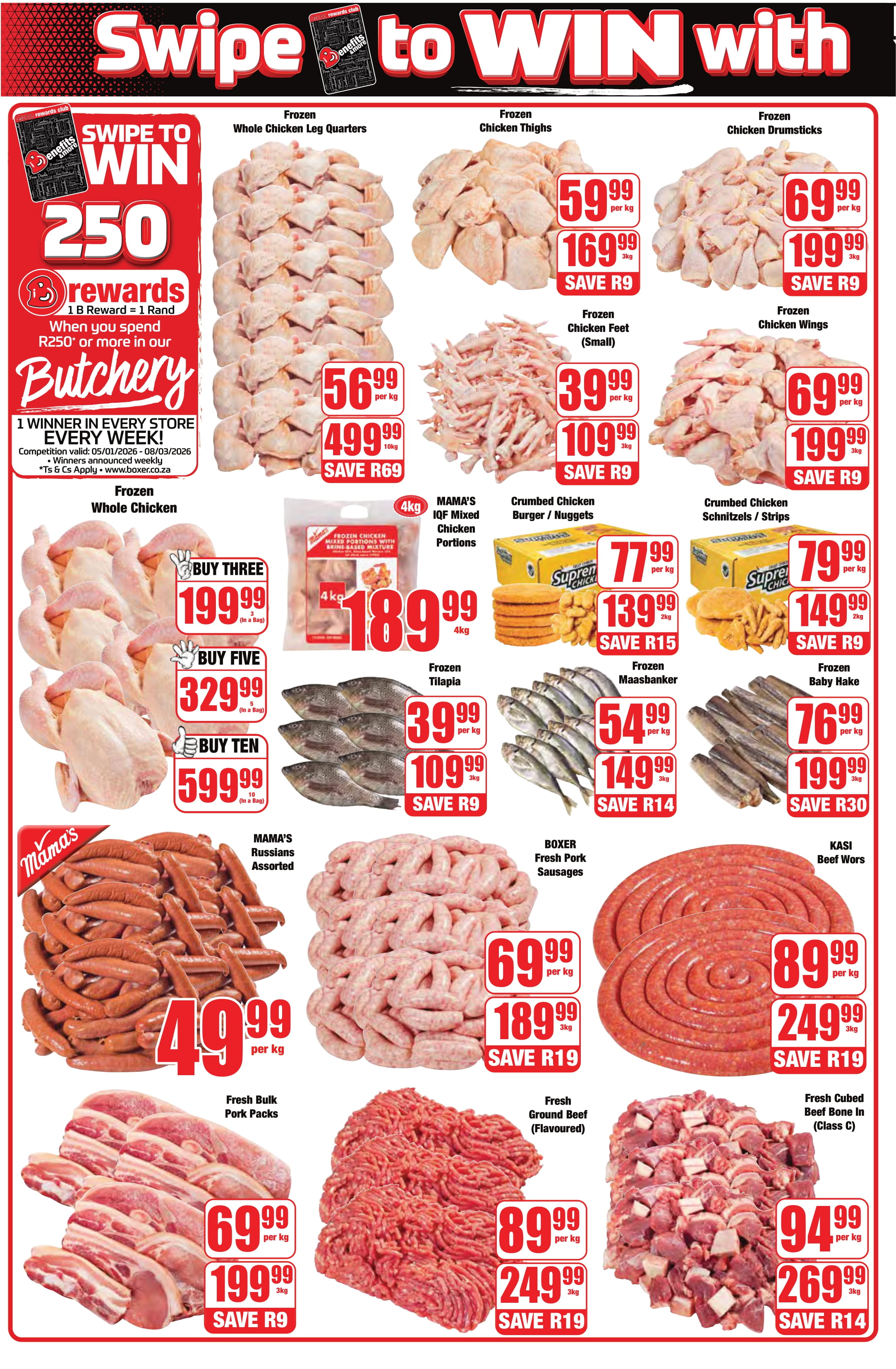 Boxer special for this week Special Eastern Cape 5 January 2