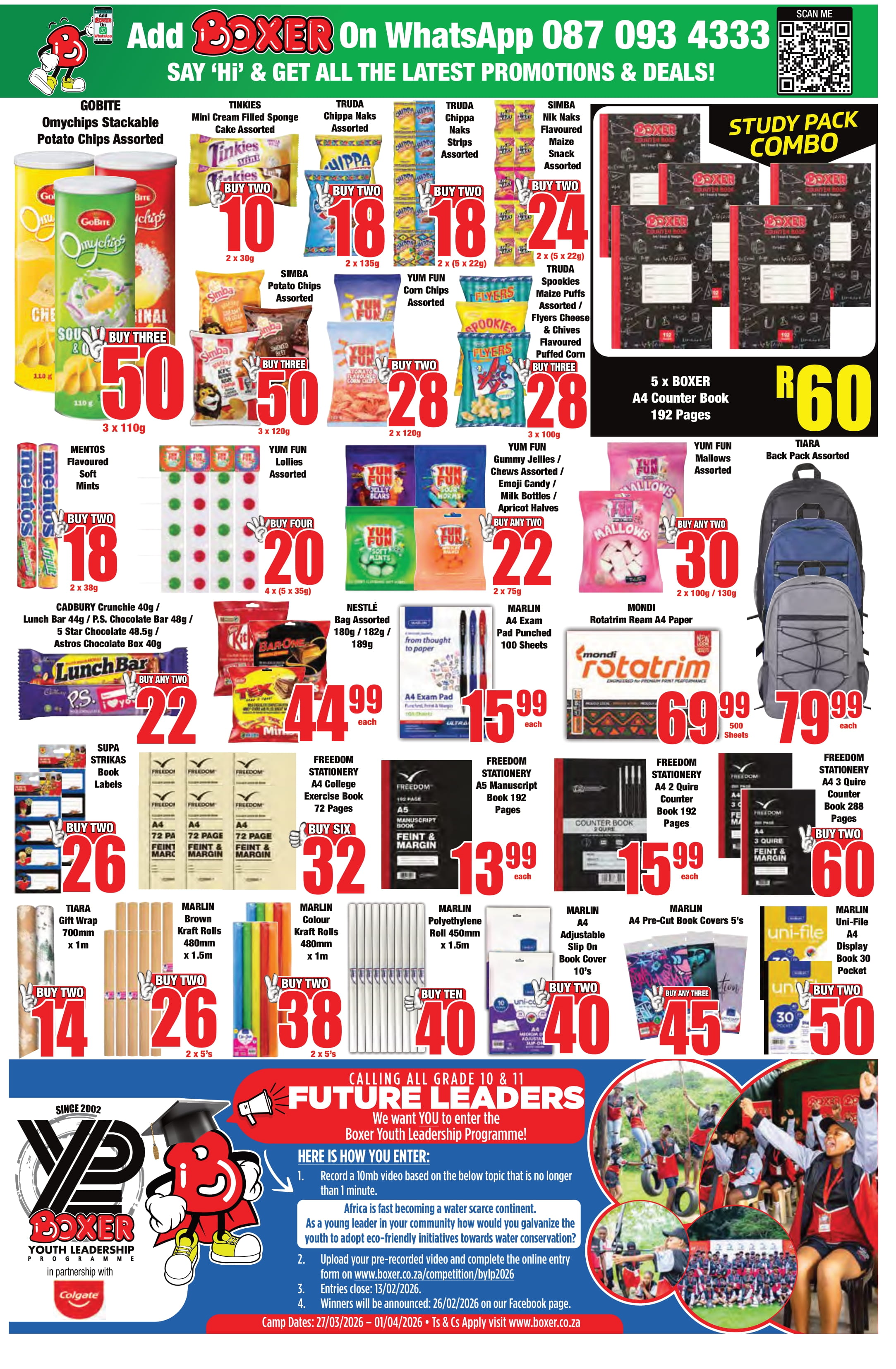 Boxer special for this week Special Eastern Cape 5 January 7