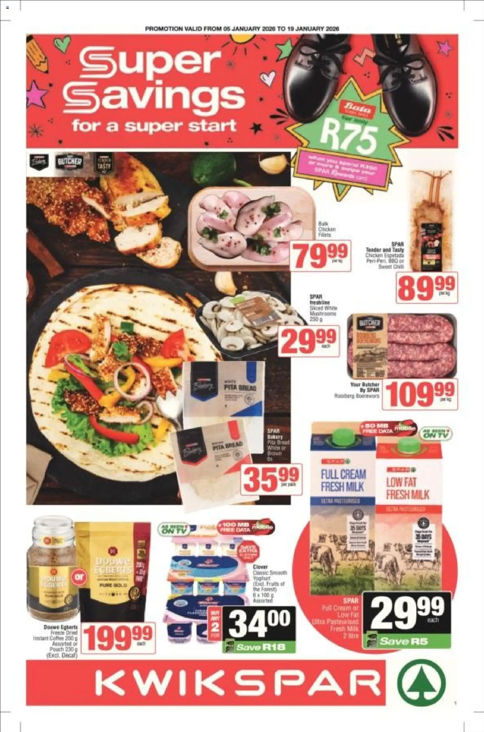 KWIKSPAR specials and catalogues Gauteng - Weekly Specials 05 January 1