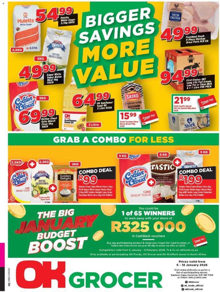 OK Foods specials and catalogues Eastern Cape - OK Grocer 05 January 5 OK Foods specials and catalogues Eastern Cape – OK Grocer 05 January