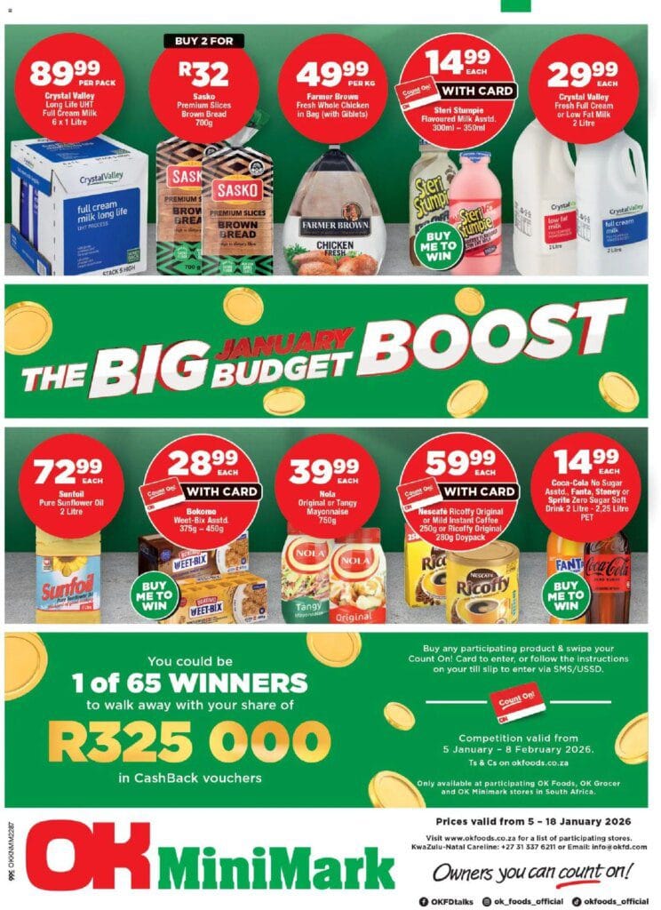 OK Foods specials and catalogues KwaZulu-Natal - OK MiniMark 05 January 10 OK Foods specials and catalogues KwaZulu-Natal – OK MiniMark 05 January