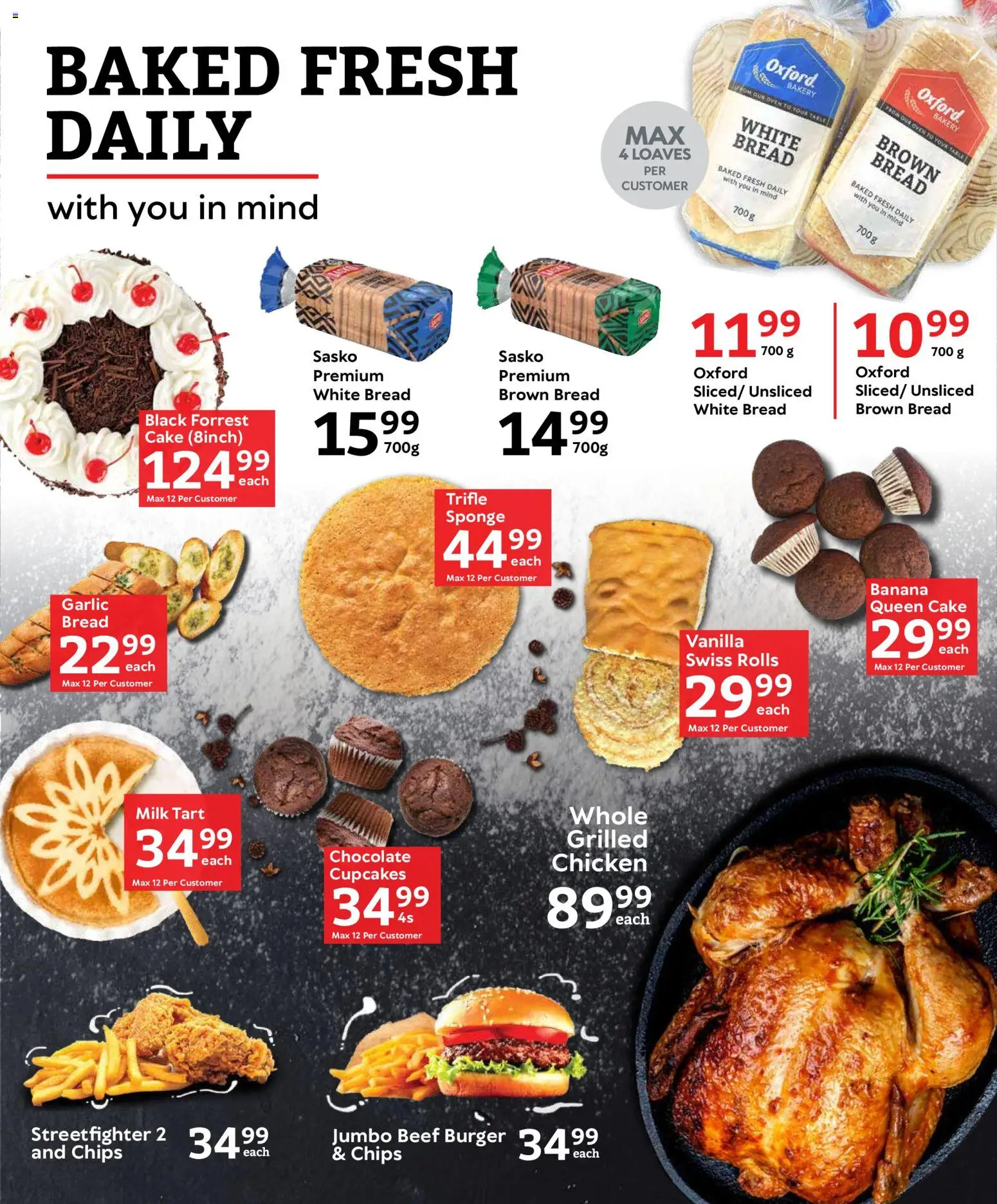 New Oxford Freshmarket catalogue – valid from 07.01.2026 | Page: 12 | Products: Oven, Bakery, Chocolate, Chicken