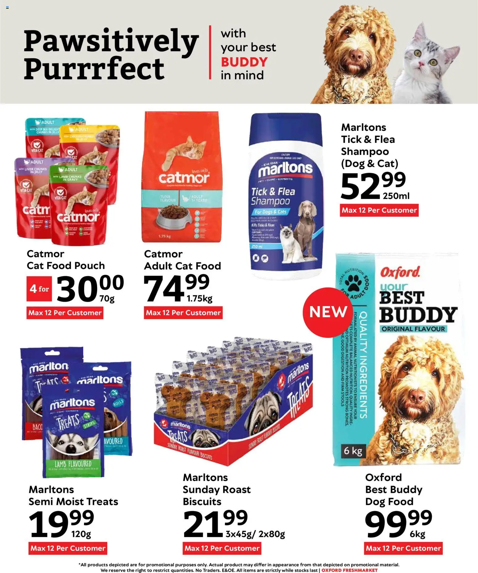 New Oxford Freshmarket catalogue – valid from 07.01.2026 | Page: 17 | Products: Tuna, Biscuits, Cat food, Dog food