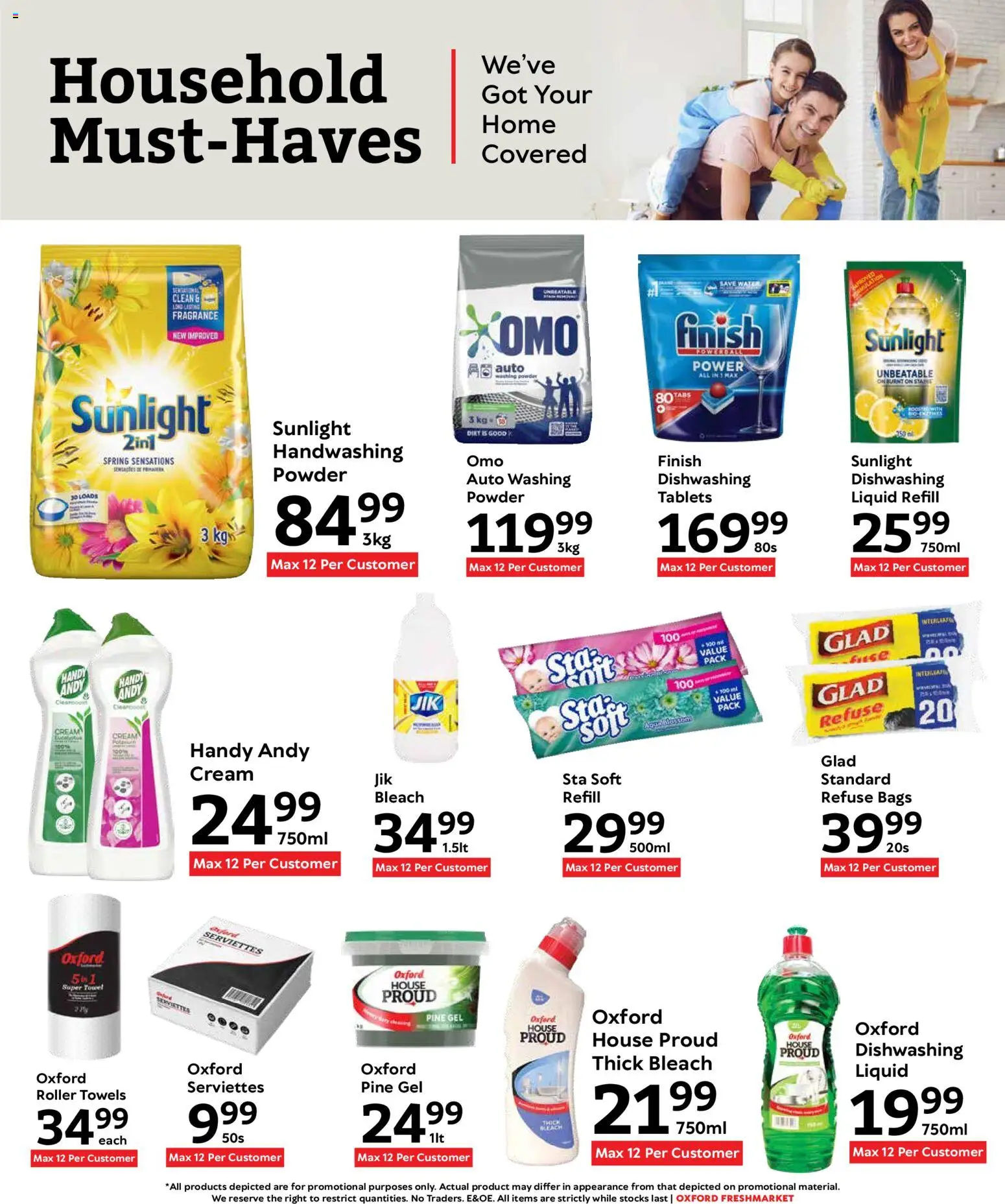New Oxford Freshmarket catalogue – valid from 07.01.2026 | Page: 19 | Products: Fragrance, Powder, Cream, Dishwashing liquid