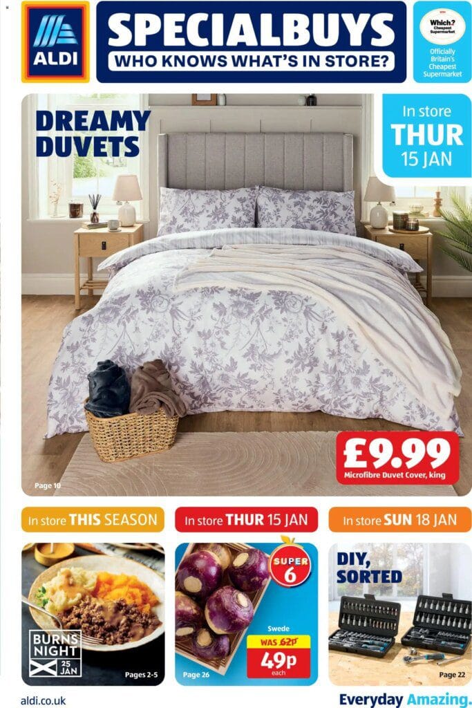 Aldi offers this week Scottish Specialbuys 15 January 1 Aldi offers this week Scottish Specialbuys 15 January