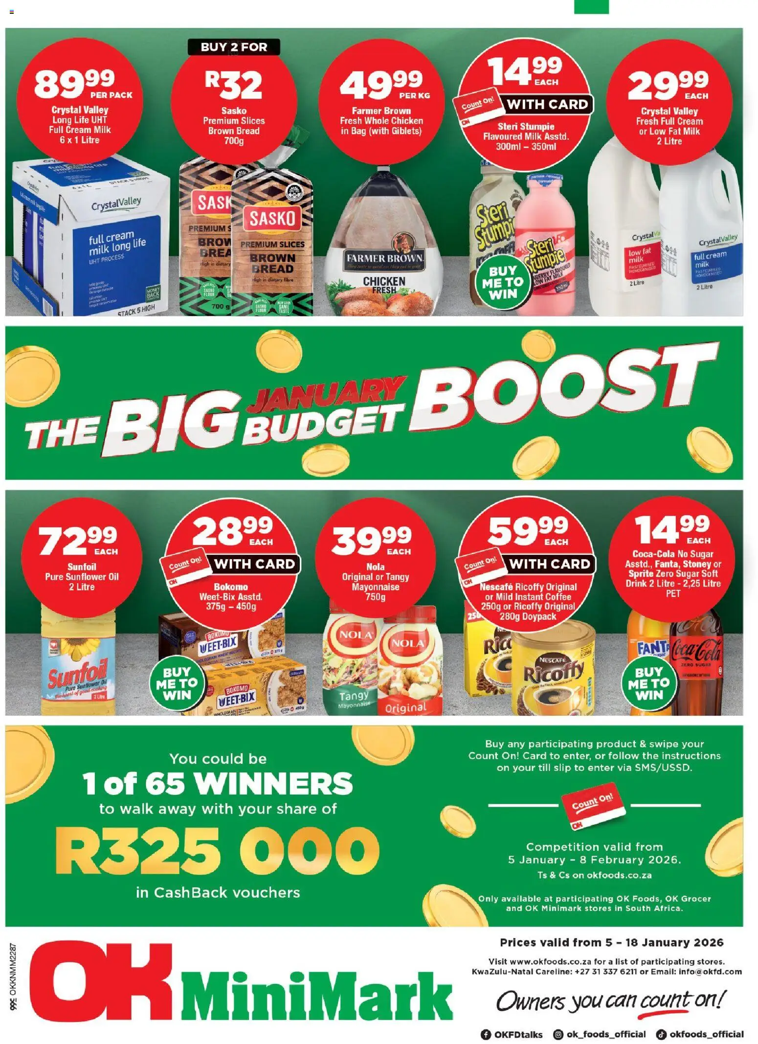 OK Foods - OK MiniMark 05 January specials 1