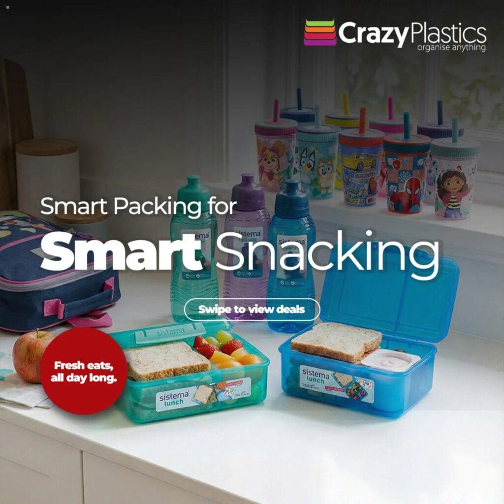 Crazy Plastics Smart Snacking  Friday 09 January