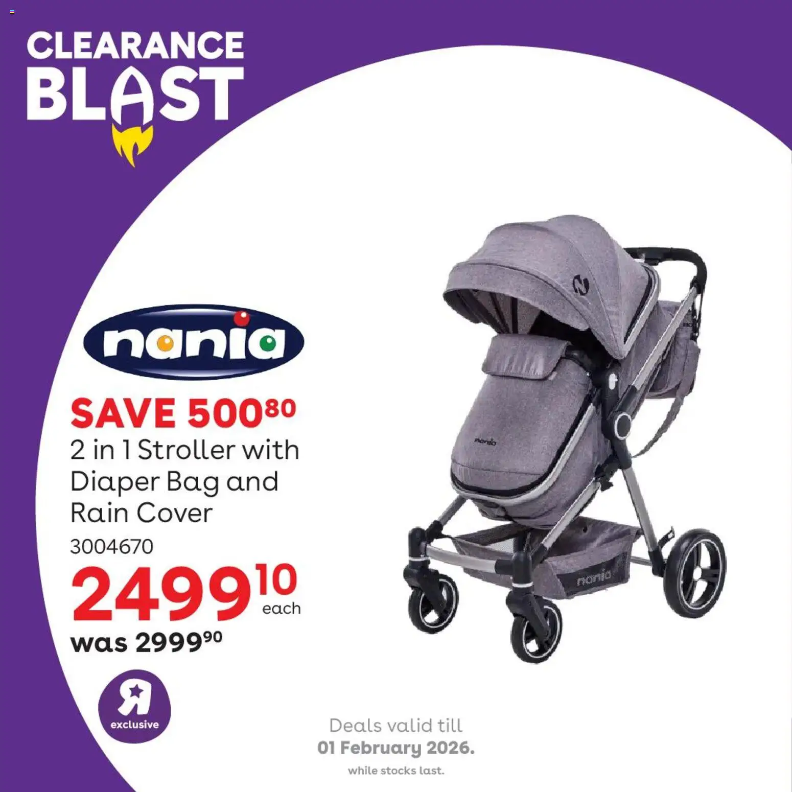 New Babies R Us catalogue – valid from 09.01.2026 | Page: 2 | Products: Cover, Bag