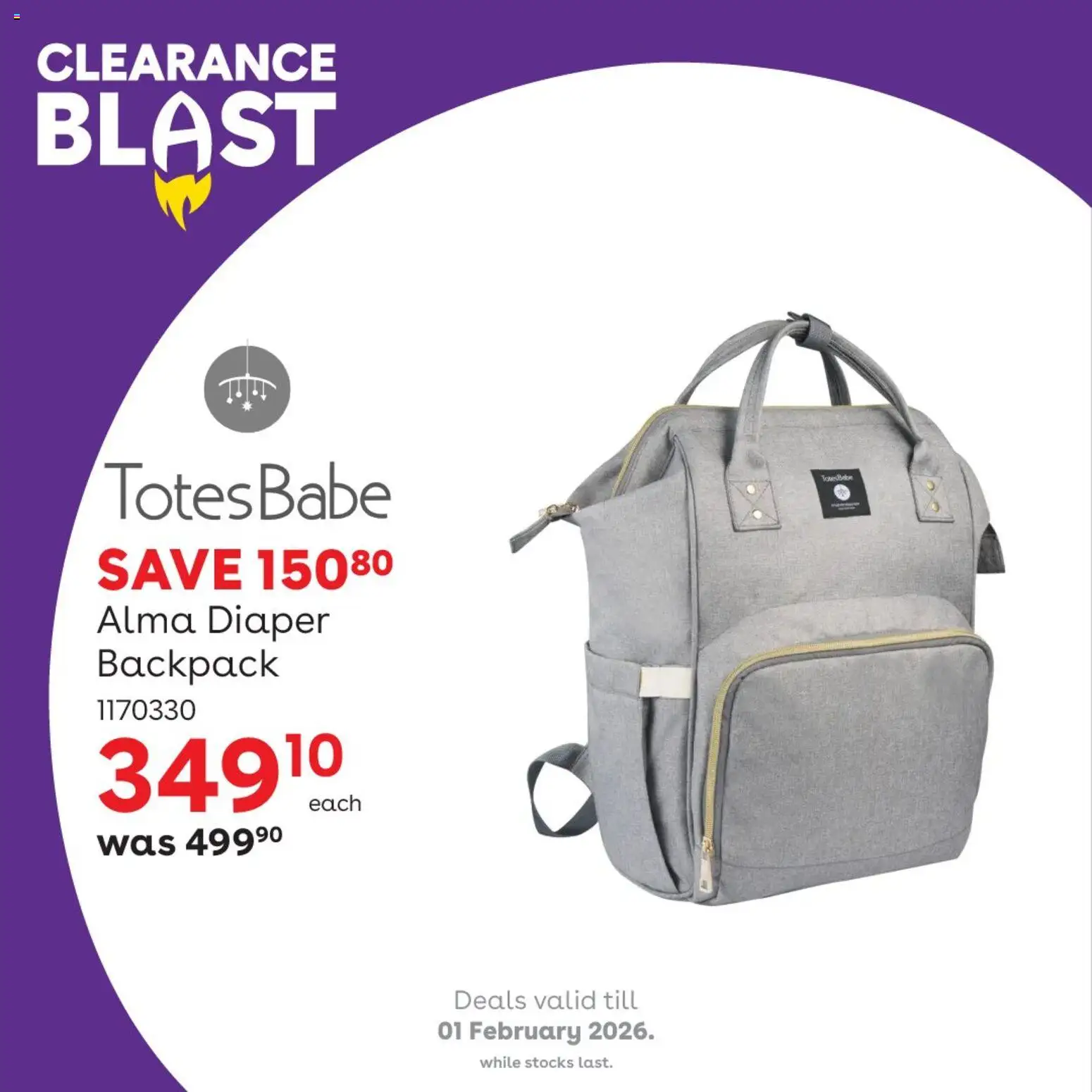 New Babies R Us catalogue – valid from 09.01.2026 | Page: 4 | Products: Backpack
