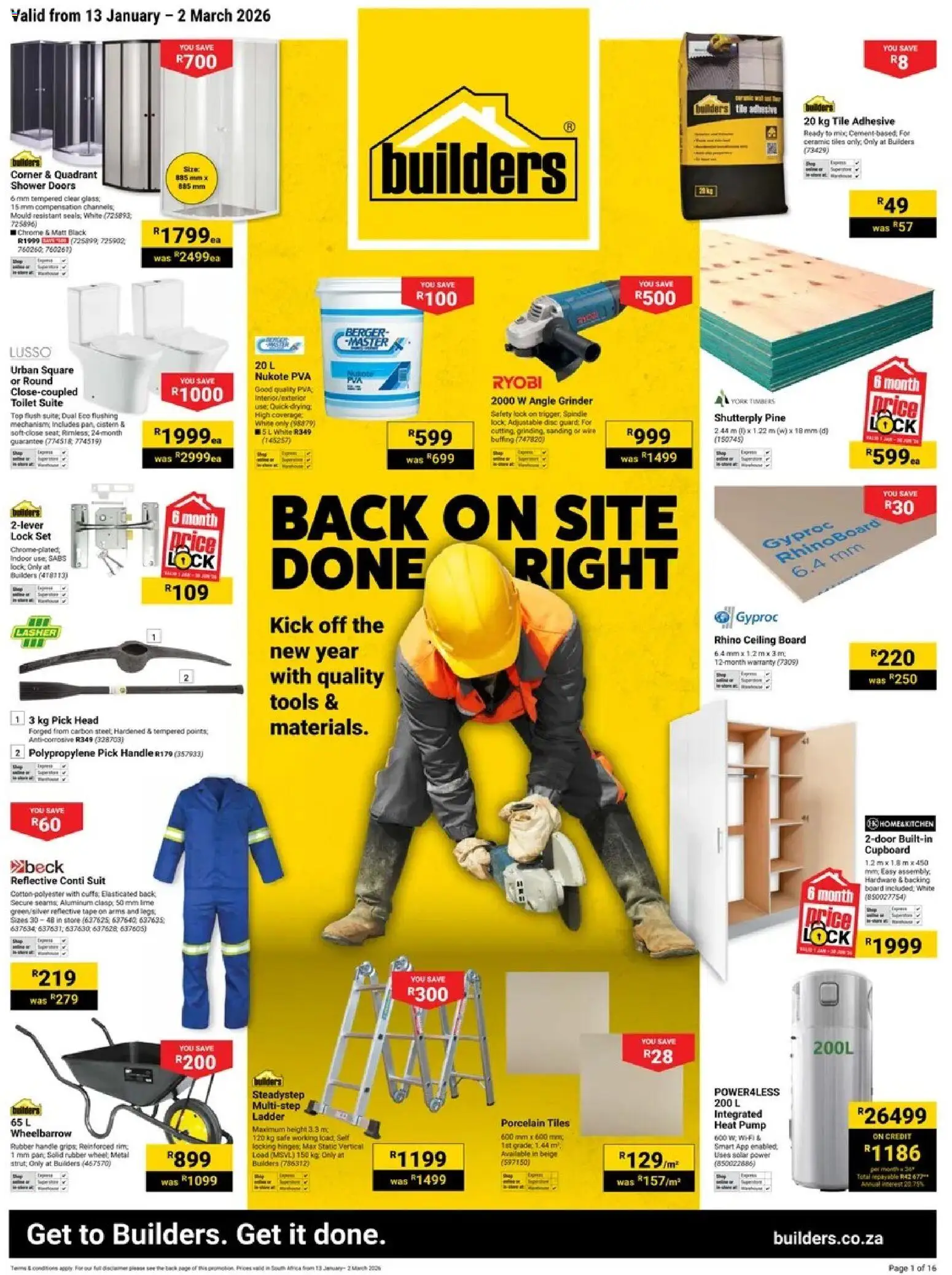 Builders - Back On Site Done Right (13/01/2026 - 02/03/2026) Online 1