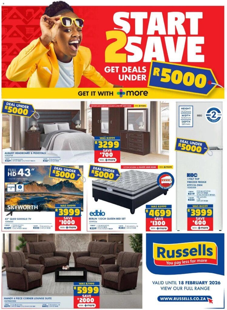 Russells – Specials (15/01/2026 – 18/02/2026) Online