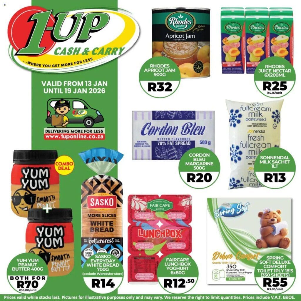1UP Cash & Carry Specials (13/01/2026 – 19/01/2026) Online