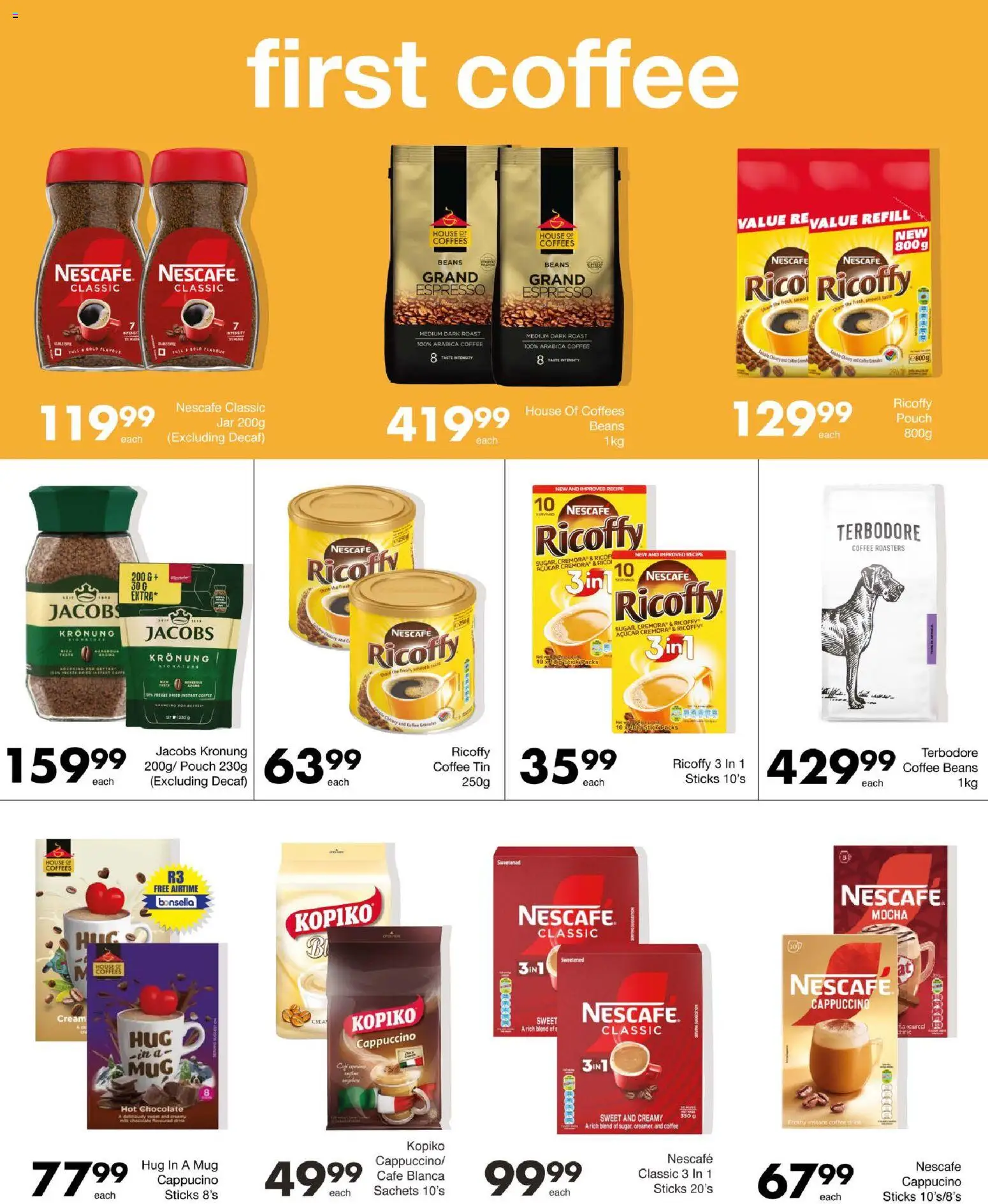 New Save catalogue – valid from 15.01.2026 | Page: 32 | Products: Coffee, Chocolate, Mug, Cream