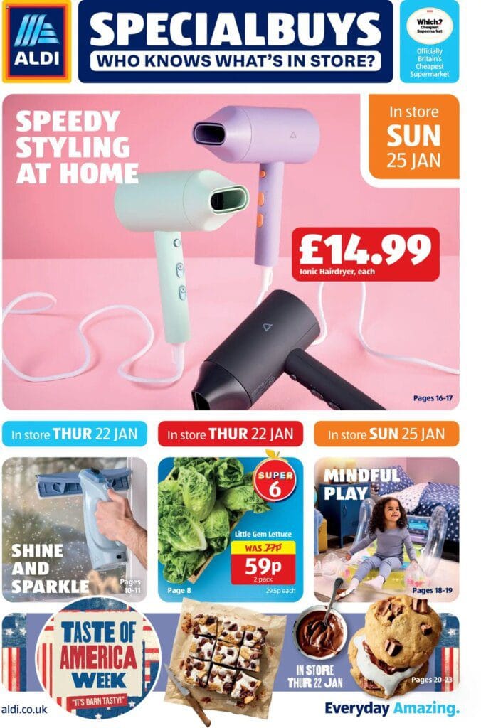 Aldi – Weekly offers Scottish Specialbuys (22/01/2026 – 25/01/2026) – Offers Online