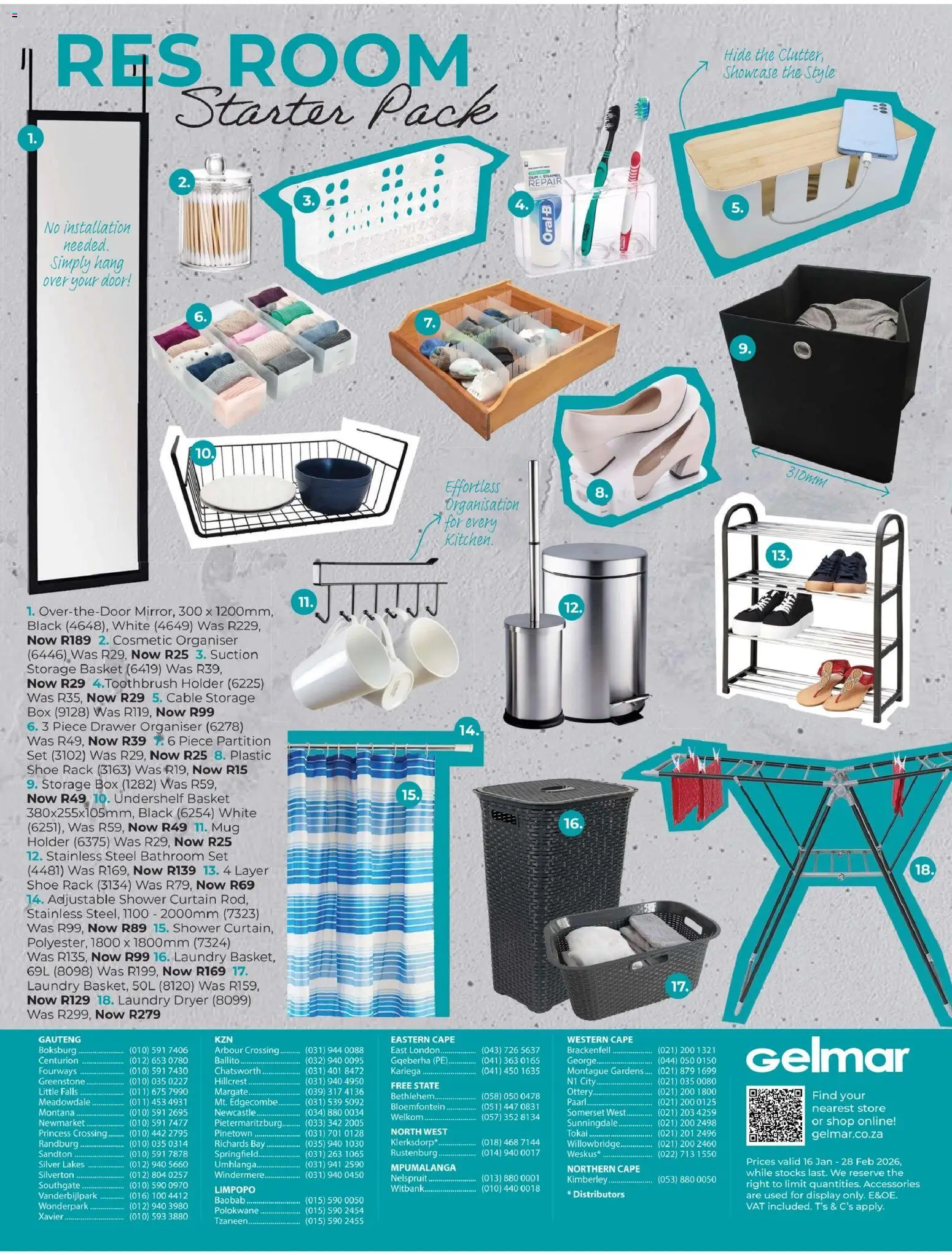 New Gelmar catalogue – valid from 16.01.2026 | Page: 4 | Products: Cable, Box, Shower, Mug