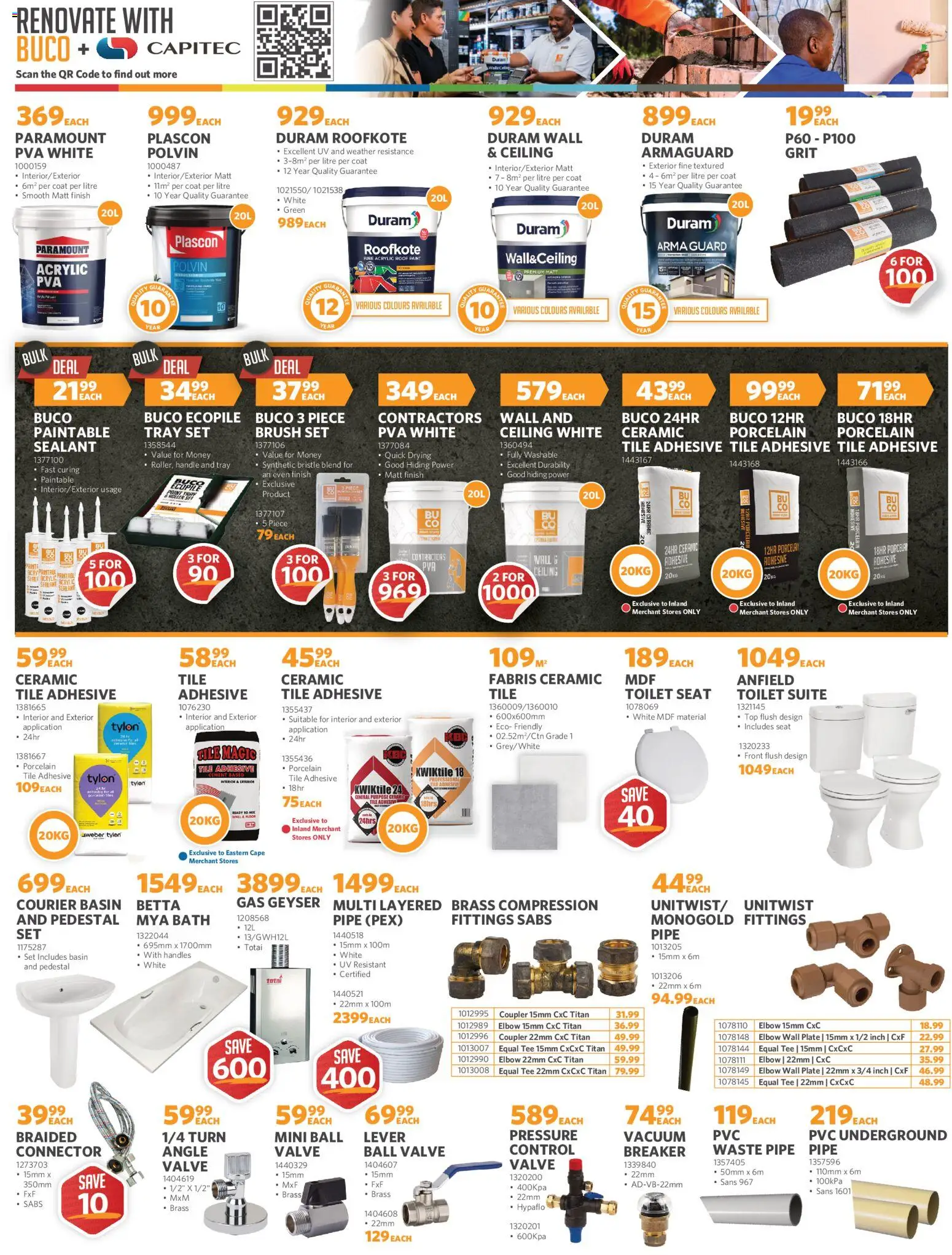 New BUCO catalogue – valid from 26.01.2026 | Page: 2 | Products: Connector, Pedestal, Adhesive, Toilet seat