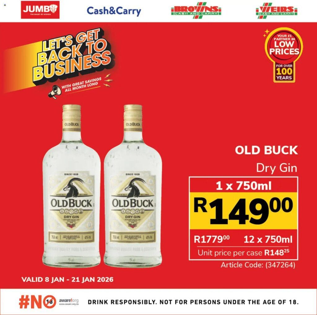 Jumbo Trader Liquor Specials (08/01/2026 – 21/01/2026) Online
