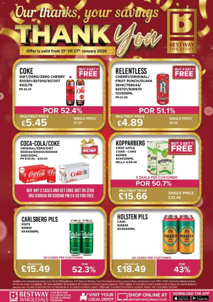 Bestway – Offers (21/01/2026 – 27/01/2026) – Offers Online