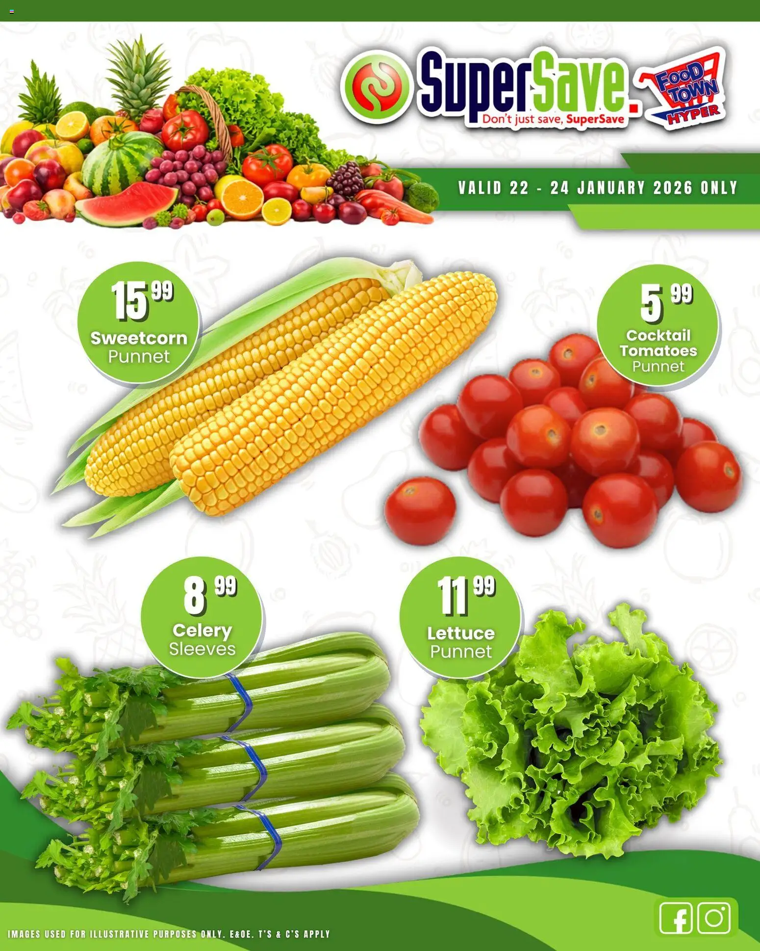 New Super Save catalogue – valid from 22.01.2026 | Page: 5 | Products: Tomatoes, Lettuce