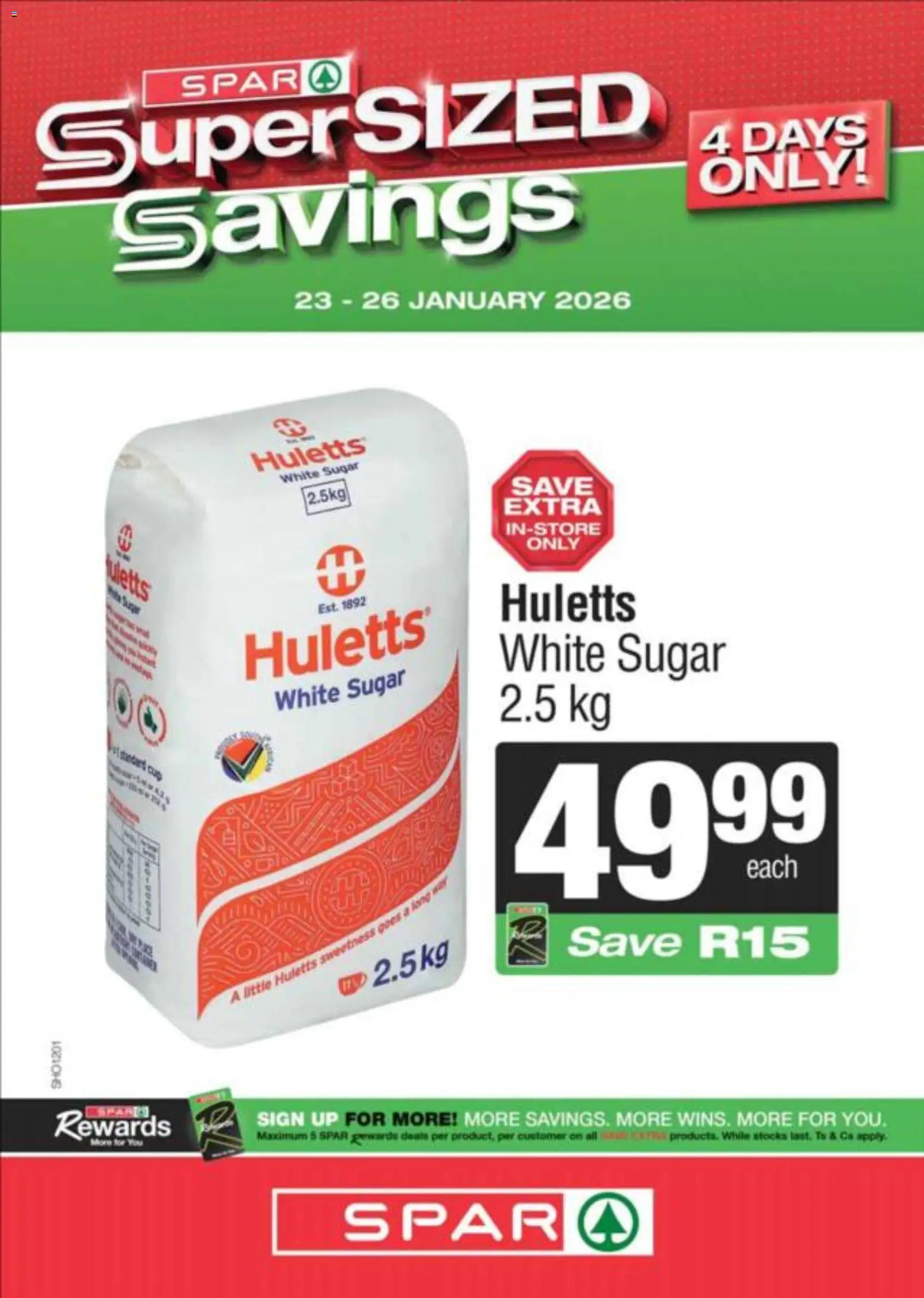 New Superspar catalogue – valid from 23.01.2026 | Page: 4 | Products: Sugar