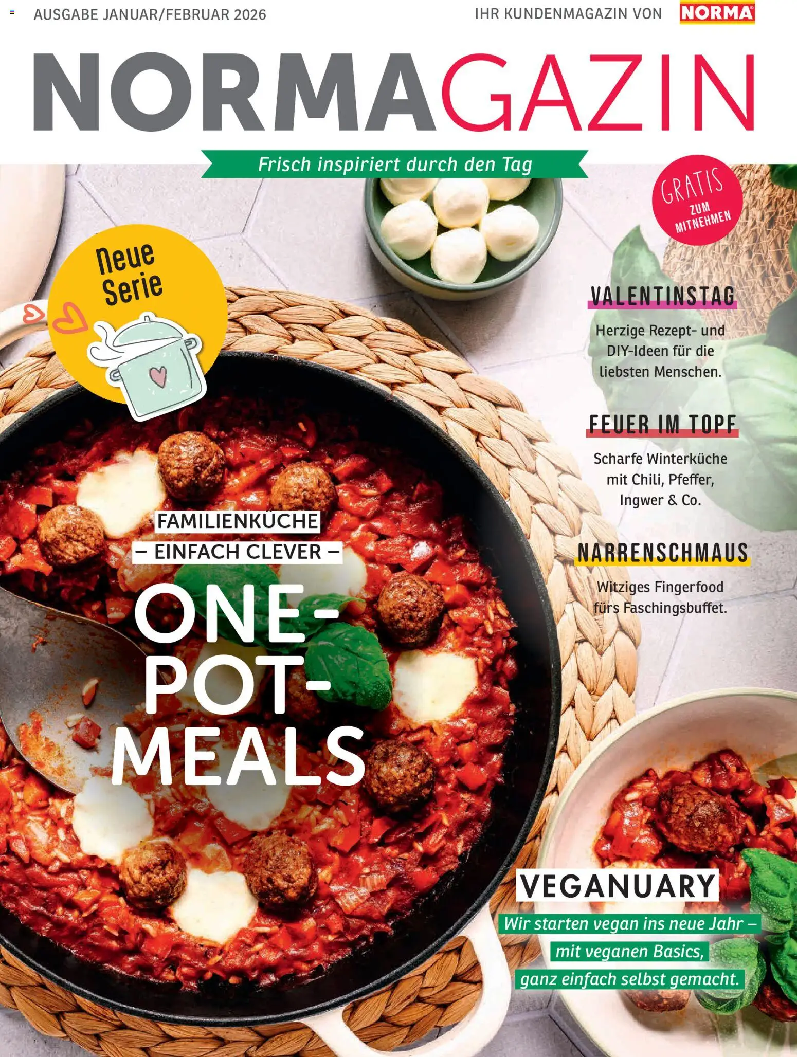 Norma NORMAgazin Januar/Februar 2026 – gültig ab 01.01.2026 | Seite: 1
