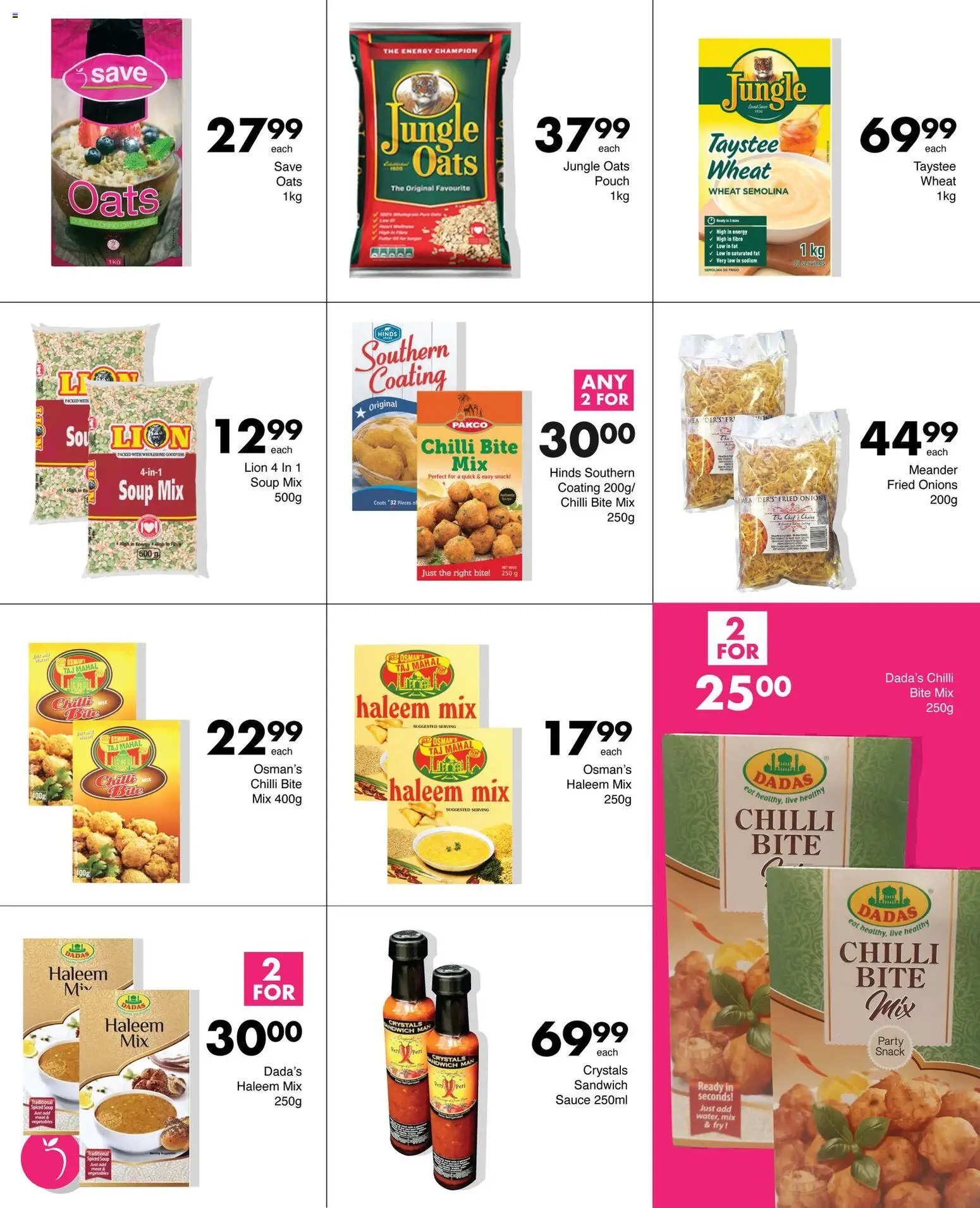 New Save catalogue – valid from 23.01.2026 | Page: 13 | Products: Oats, Soup, Onions, Sauce