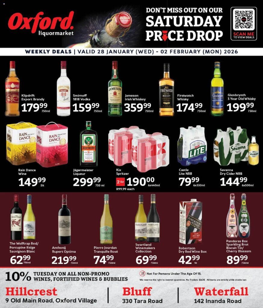 Oxford Freshmarket – Liquormarket Deals (28/01/2026 – 02/02/2026) Online