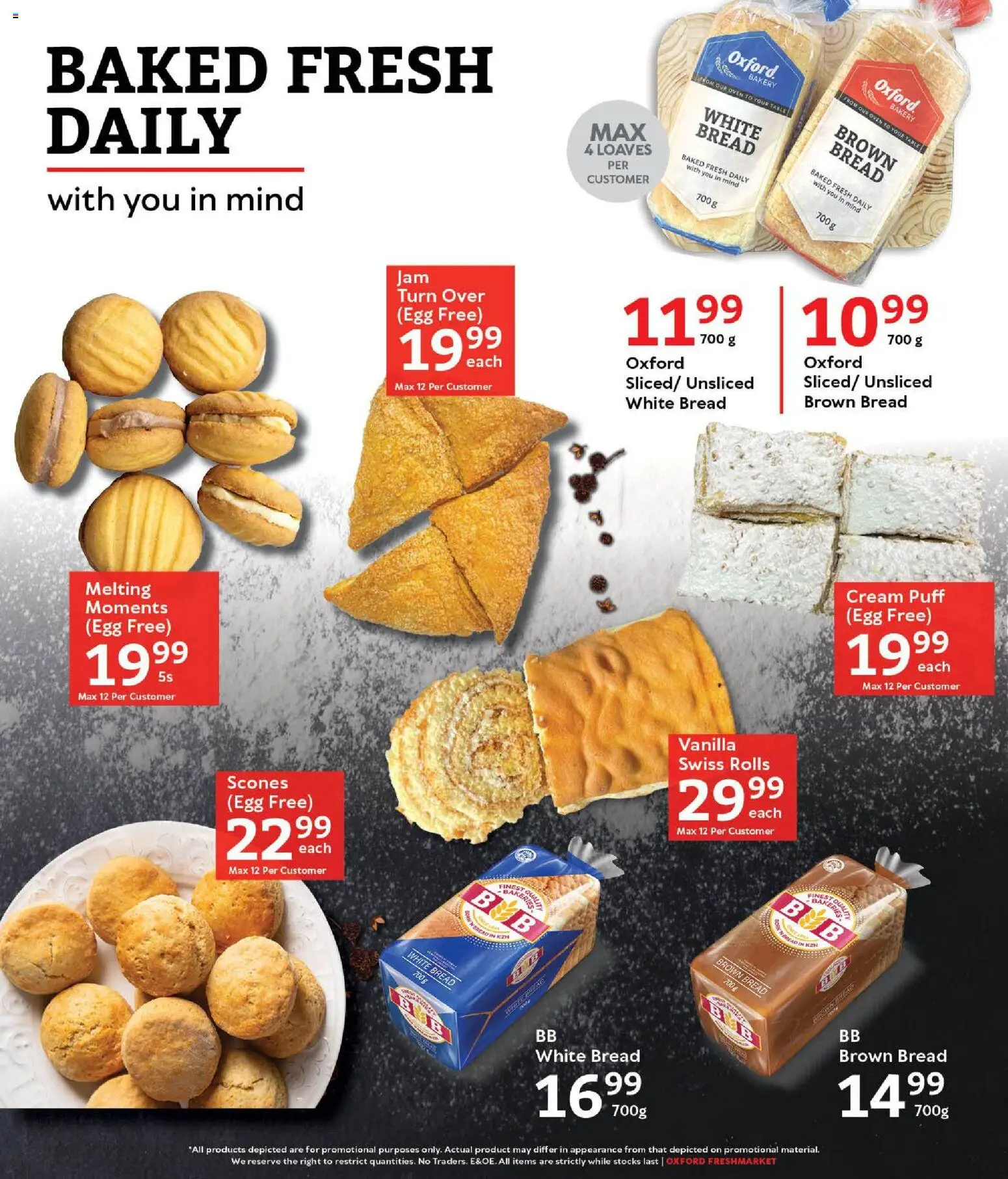 New Oxford Freshmarket catalogue – valid from 28.01.2026 | Page: 23 | Products: Bakery, Table, Bread, Cream