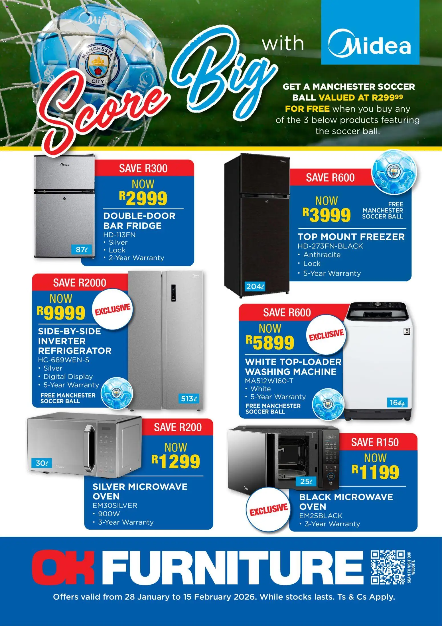 OK Furniture - Score Big With Midea (28/01/2026 - 15/02/2026) Online 1