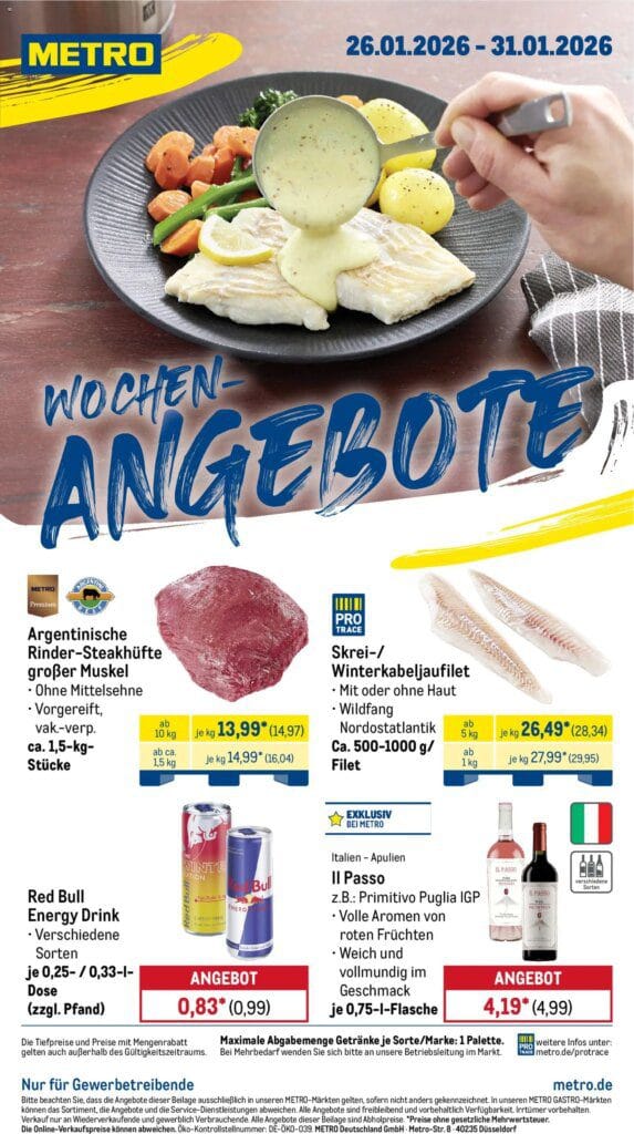 Metro Prospekt 26.01.2026 » Angebote nächste Woche