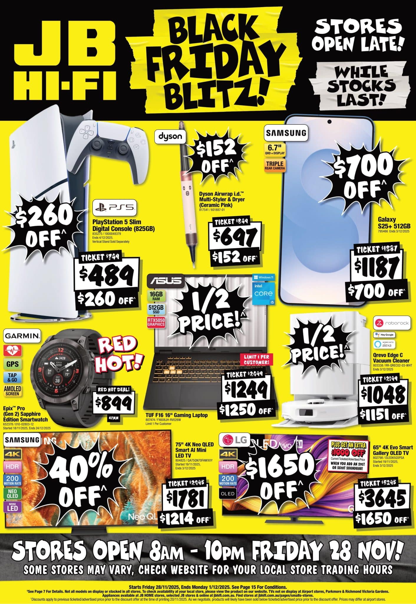 JB Hi-Fi Catalogue 28 November – 1 December, 2025. Black Friday Blitz! 1 JB Hi-Fi Catalogue