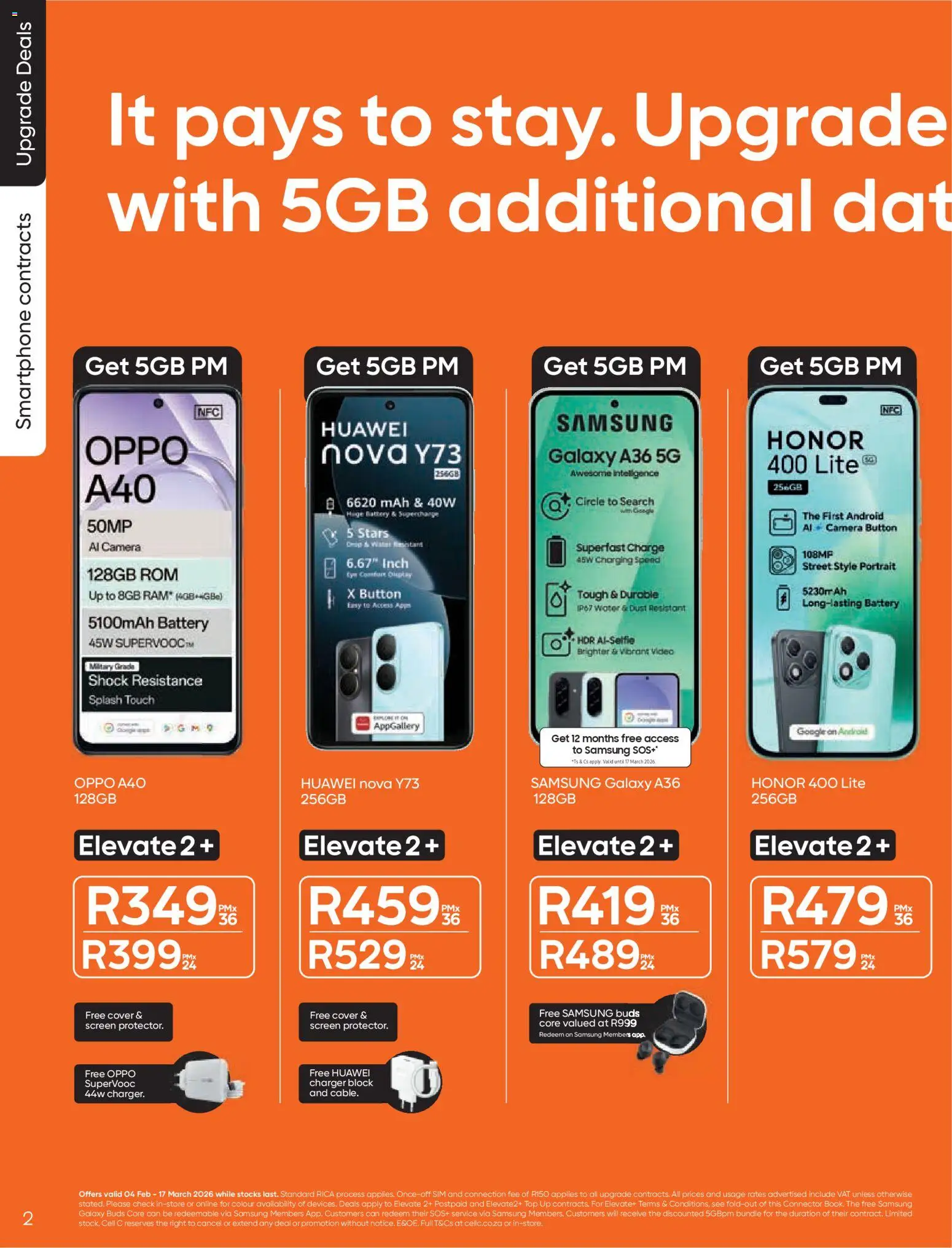 New Cell C catalogue – valid from 04.02.2026 | Page: 4