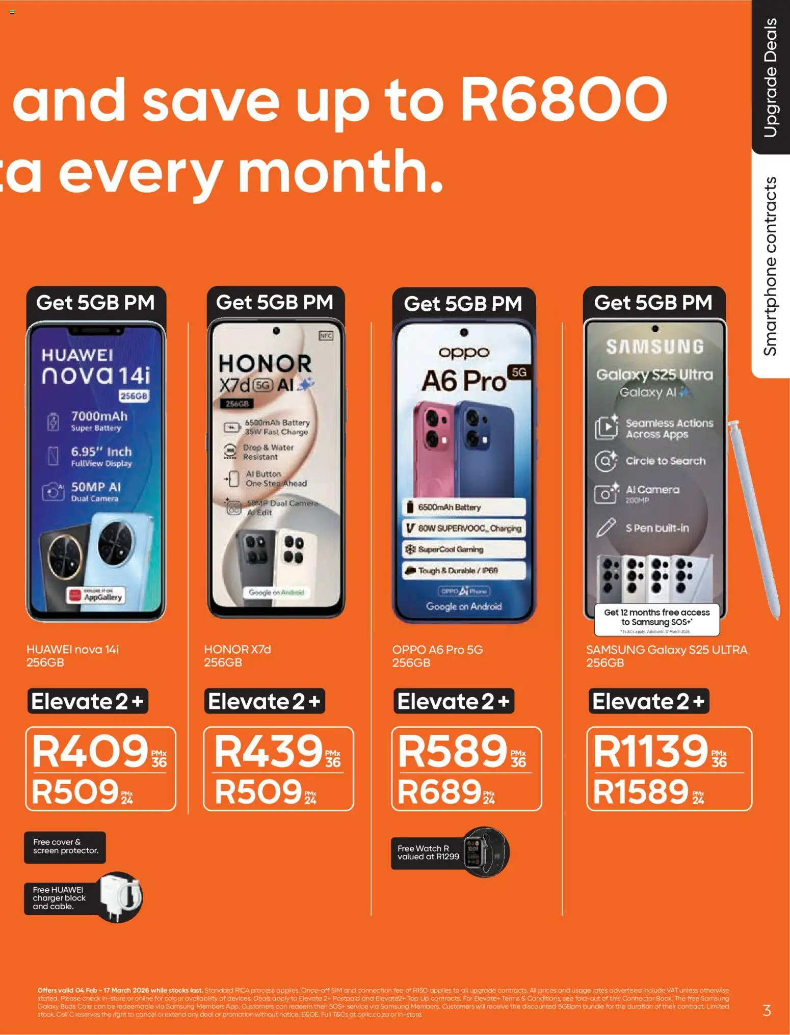 New Cell C catalogue – valid from 04.02.2026 | Page: 5