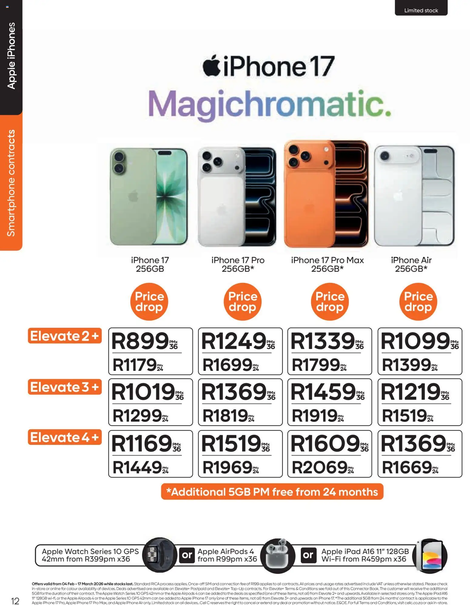 New Cell C catalogue – valid from 04.02.2026 | Page: 14