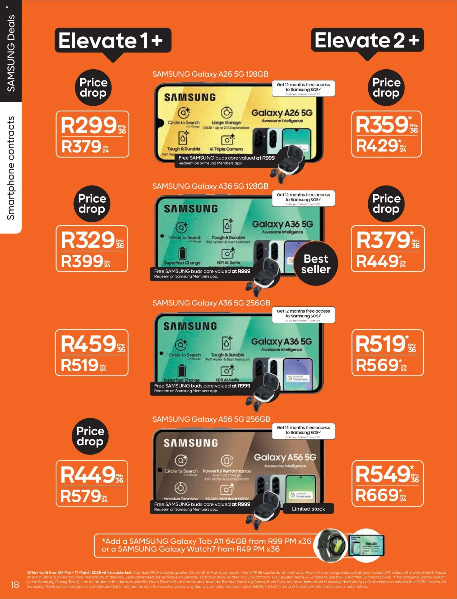 New Cell C catalogue – valid from 04.02.2026 | Page: 20