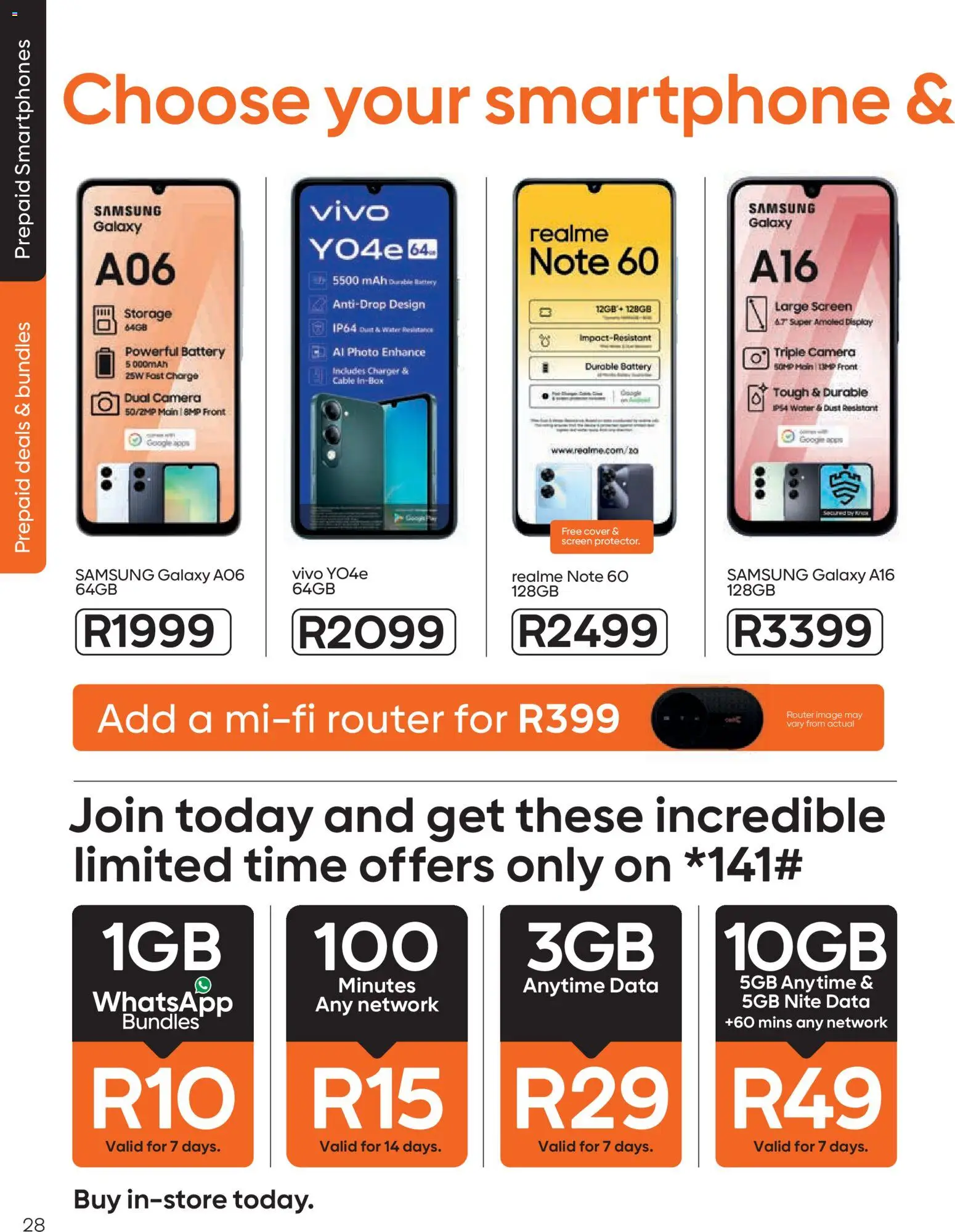 New Cell C catalogue – valid from 04.02.2026 | Page: 30