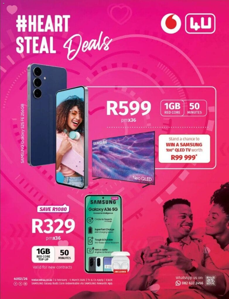 Vodacom Deals (06/02/2026 – 05/03/2026) Online