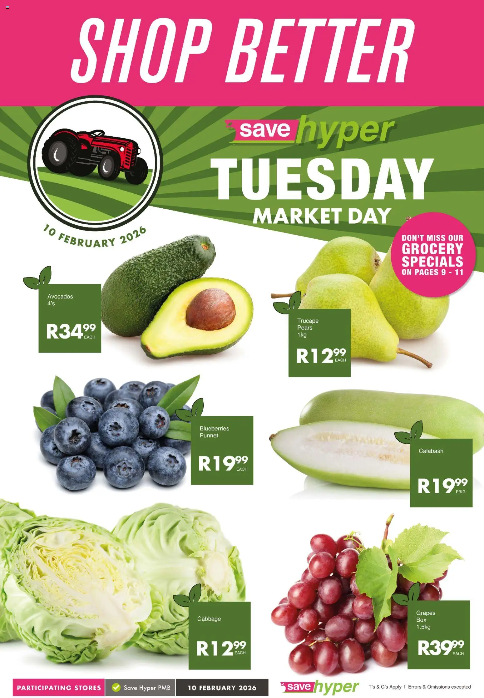 Save - Tuesday Market Day (10/02/2026 - 10/02/2026) Online 1