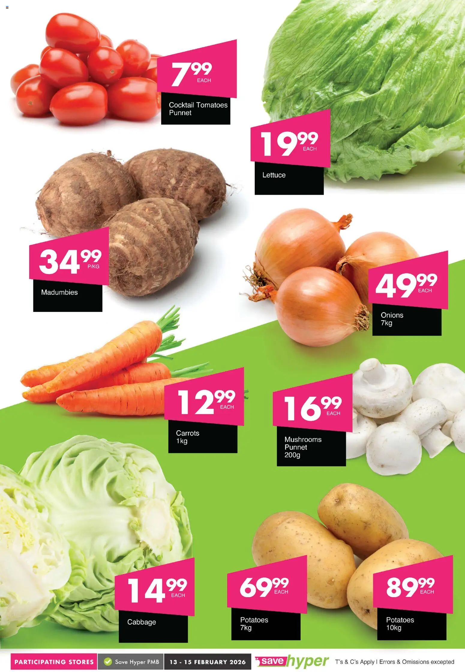 New Save catalogue – valid from 13.02.2026 | Page: 2 | Products: Mushrooms, Carrots, Onions, Lettuce New Save catalogue – valid from 13.02.2026 | Page: 2 | Products: Mushrooms, Carrots, Onions, Lettuce