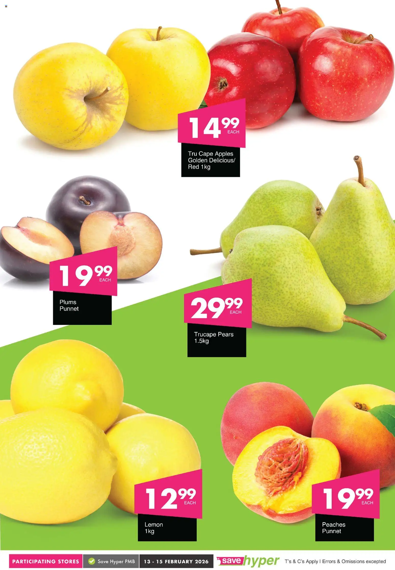 New Save catalogue – valid from 13.02.2026 | Page: 7 | Products: Pears, Apples, Lemon New Save catalogue – valid from 13.02.2026 | Page: 7 | Products: Pears, Apples, Lemon